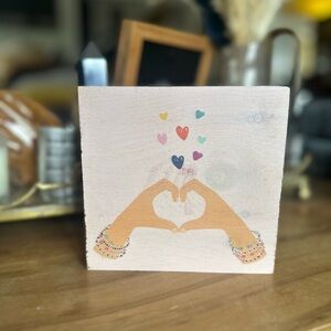 Heart Hands Art Block Taylor Swift themed bracelets hearts